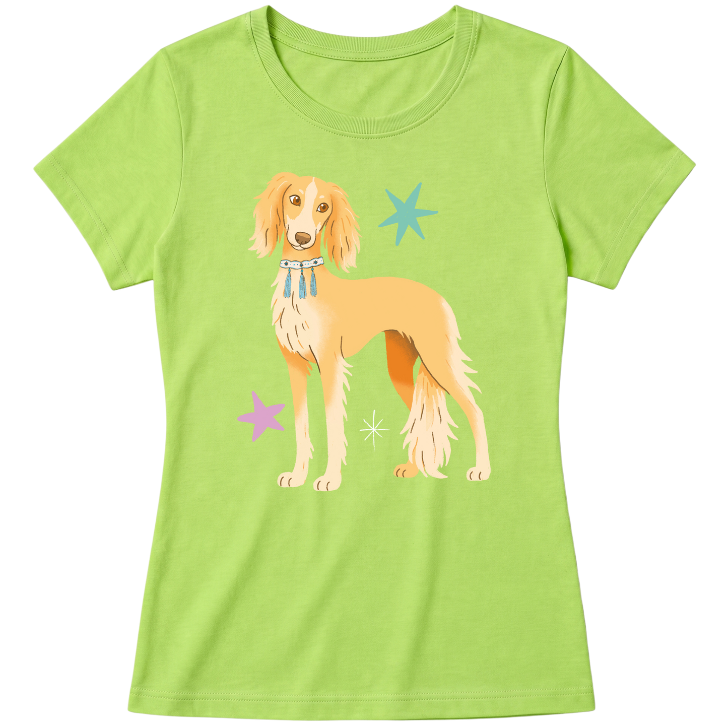 "Saluki" Blusa Baby Look