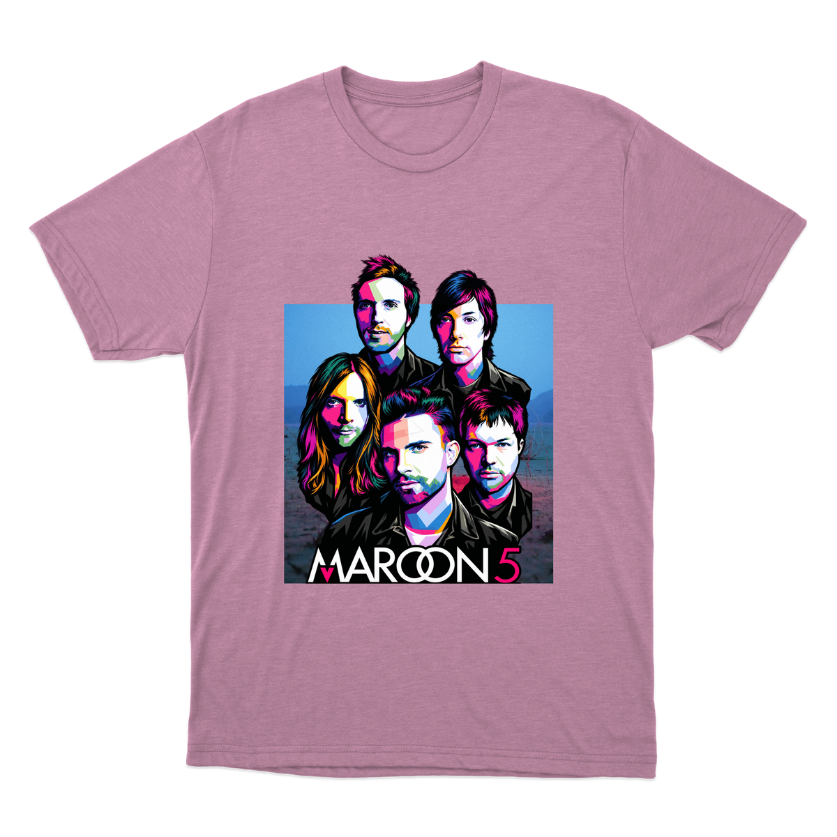 "Maroon 5 - Colors" Camiseta Básica Unissex