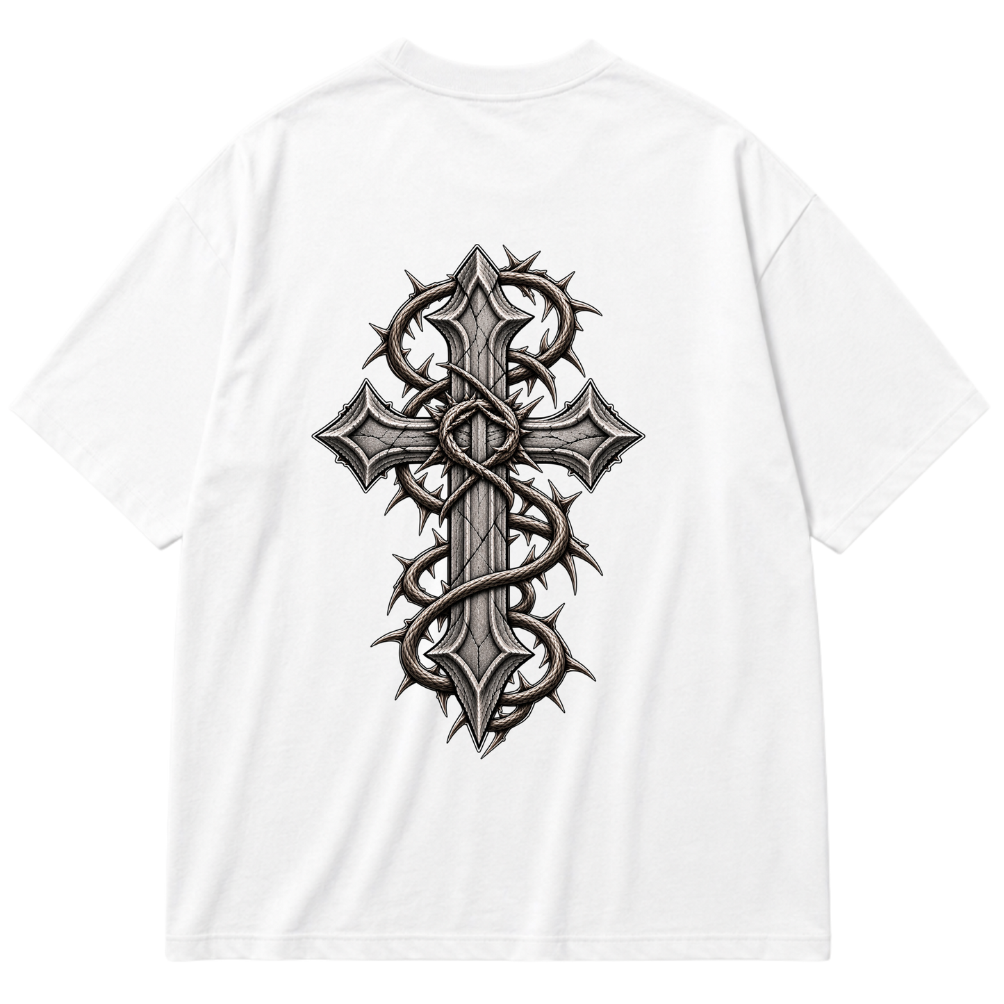 "Só Confio em Deus" Oversized Premium 96% algodão 4% Elastano