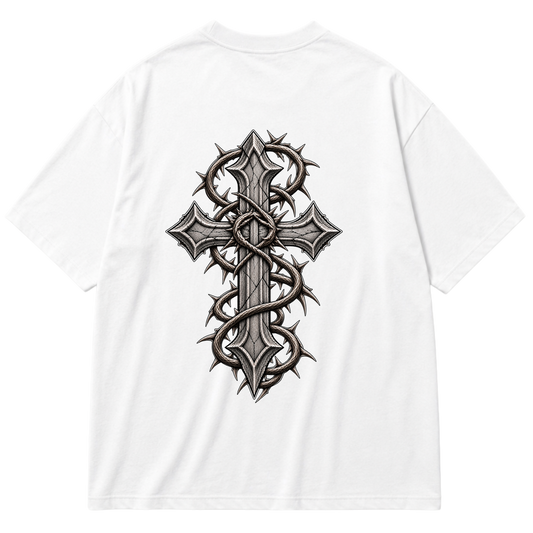 "Só Confio em Deus" Oversized Premium 96% algodão 4% Elastano