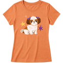 "Shih-tzu" Blusa Baby Look