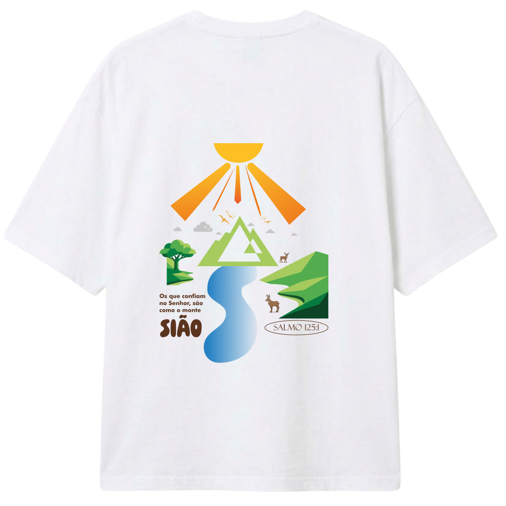 "Camiseta Oversized - Sião | Coleção Marcas" Camiseta Oversized Classic