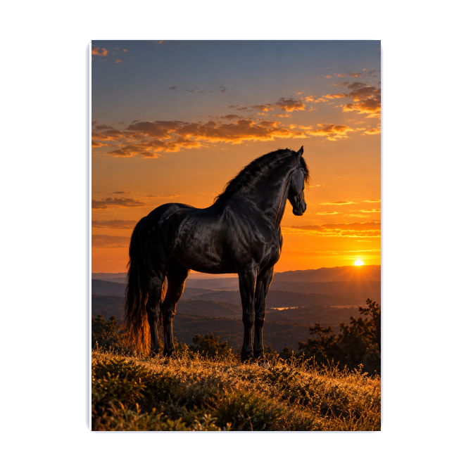 "Lendário Por do Sol" Poster