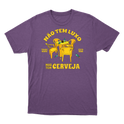 "Não tem luxo mas tem cerveja" Camiseta Básica Unissex