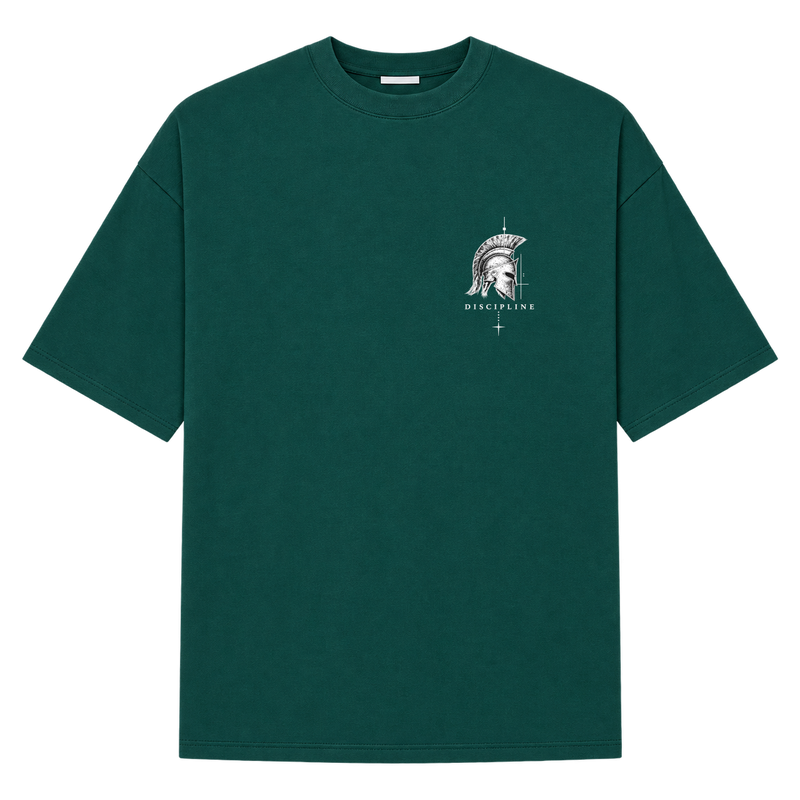 "Oversized Suedine - Warrior Mindset" Camiseta Oversized Suedine 220g