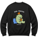 "Moletom Sem Pressa" Moletom com Capuz Básico