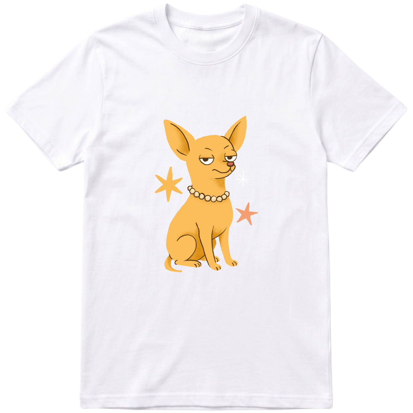 "Chihuahua de pelo curto" Camiseta Básica Unissex