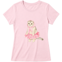 "Baby Look Pinky Kitty" Blusa Baby Look