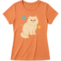 "Gato Persa" Blusa Baby Look