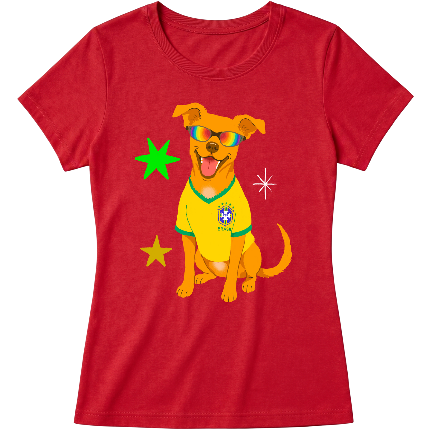 "Caramelo brasileiro" Blusa Baby Look