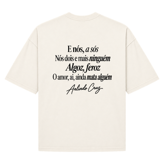 "Samba  Asós Arlindo ,Camiseta Oversized Suedine 220g" Camiseta Oversized Suedine 220g
