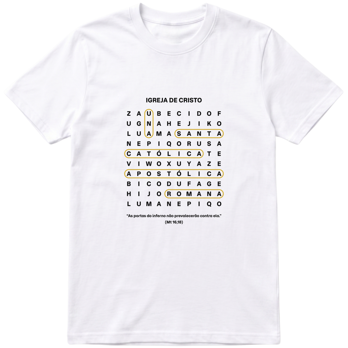 "Igreja de Cristo" Camiseta regular básica