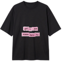 "Baby Look Pinky Girls Just Wanna Have Fun" Camiseta Oversized Classic