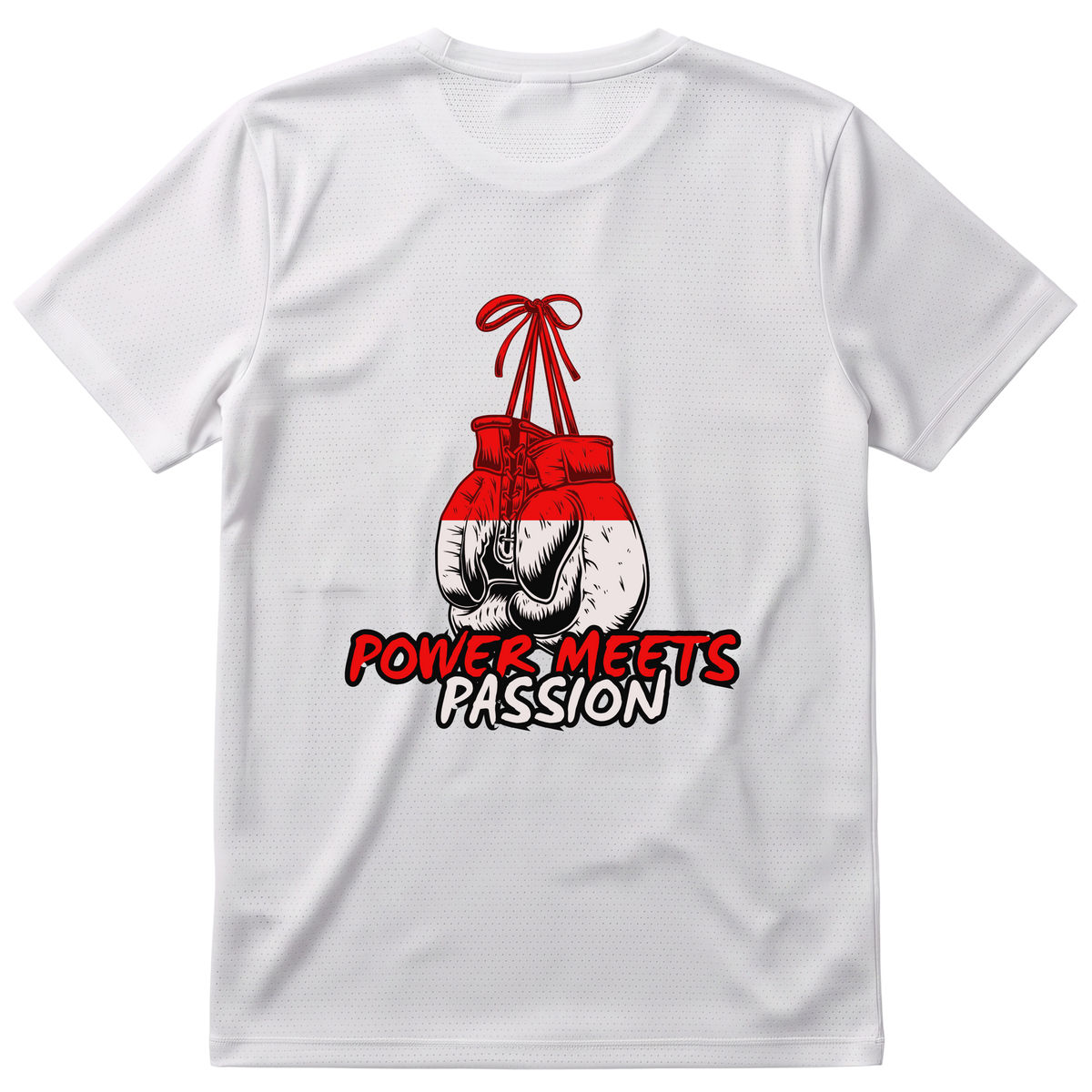 "Camiseta oversized estampa de boxe" Camiseta Regular Poliamida UV