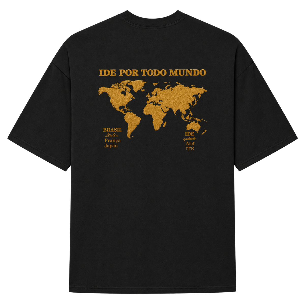 "FENDS --- IDE POR TODO MUNDO (OVER)" Camiseta Oversized Suedine 220g