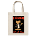 "Capivara Rock & Roll DTF" Ecobag