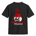 "Camiseta oversized estampa de boxe" Camiseta Regular Suedine