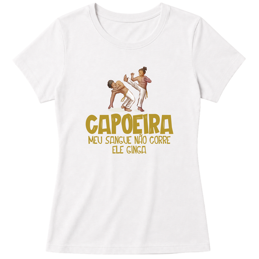 "Capoeira #01" Blusa Baby Look