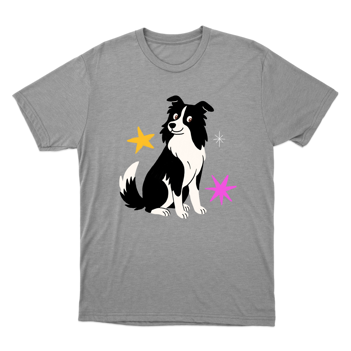 "Border Collie" Camiseta Básica Unissex