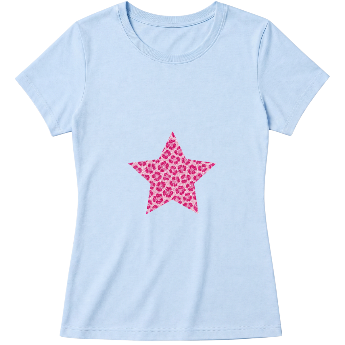 "Baby Look Pinky Star" Blusa Baby Look