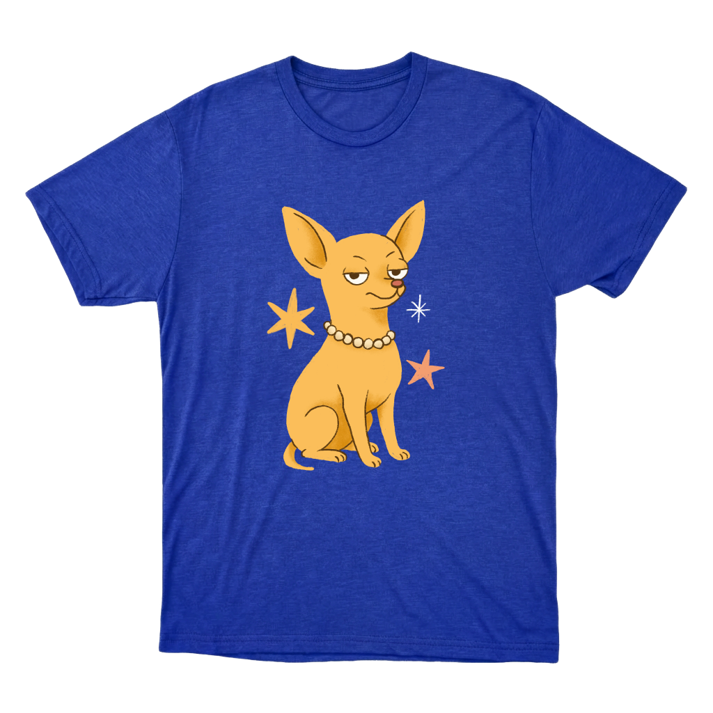 "Chihuahua de pelo curto" Camiseta Básica Unissex