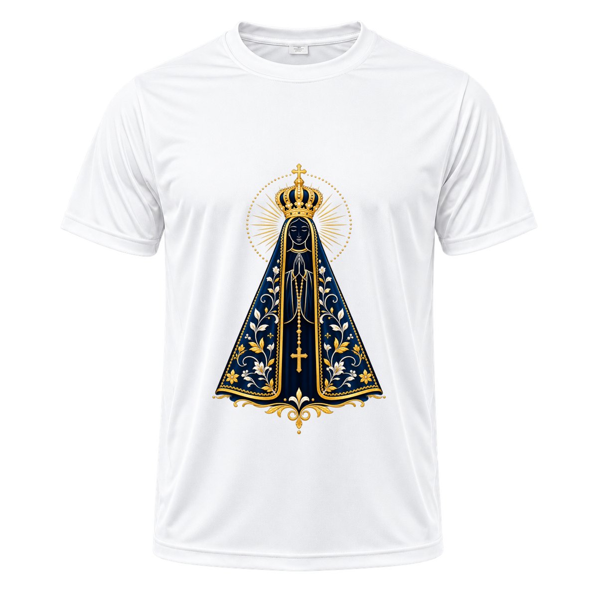 "Camiseta Dryfit Masculina Basic - Nossa Senhora Aparecida" Camiseta Dryfit Masculina Basic