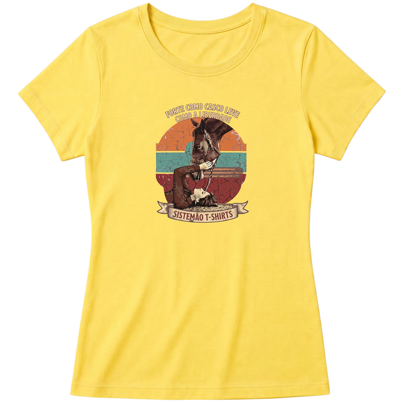 "Babylook  LEVE COMO A LIBERDADE" Blusa Baby Look