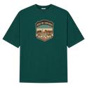 "OVERSIZED DEUS NO COMANDO MASC" Camiseta Oversized Suedine 220g