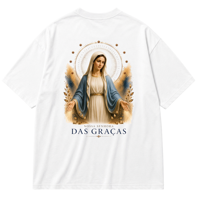 "Oversized - Nossa Senhora das Graças" Oversized Premium 96% algodão 4% Elastano