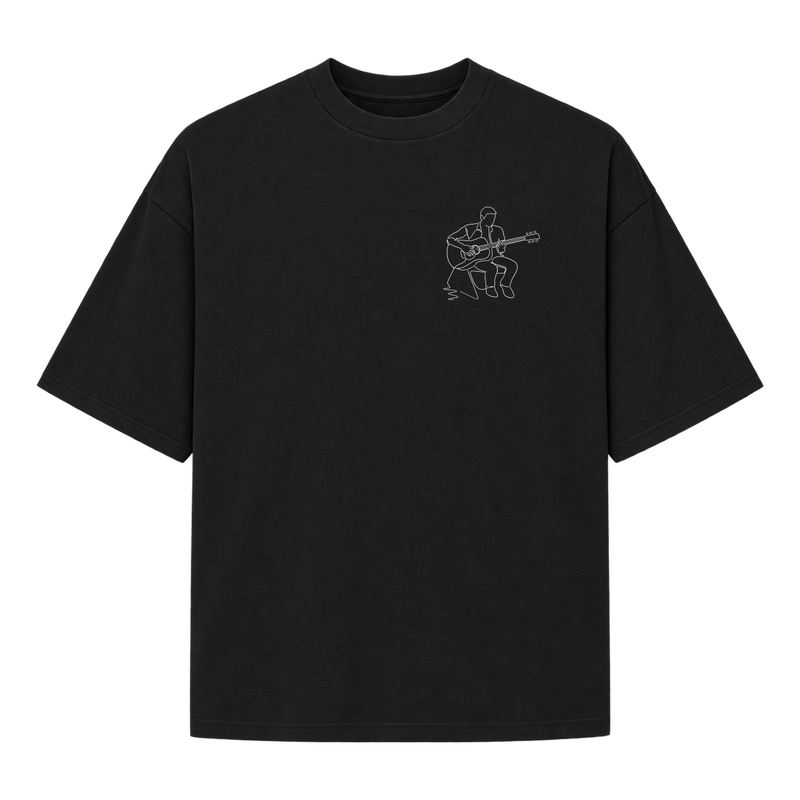 "VIOLÃO MAZIN SILVA" Camiseta Oversized Suedine 220g