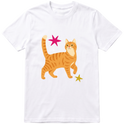 "Gato amarelo" Camiseta Básica Unissex