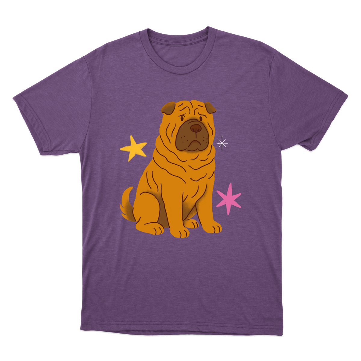 "Sharpei" Camiseta Básica Unissex