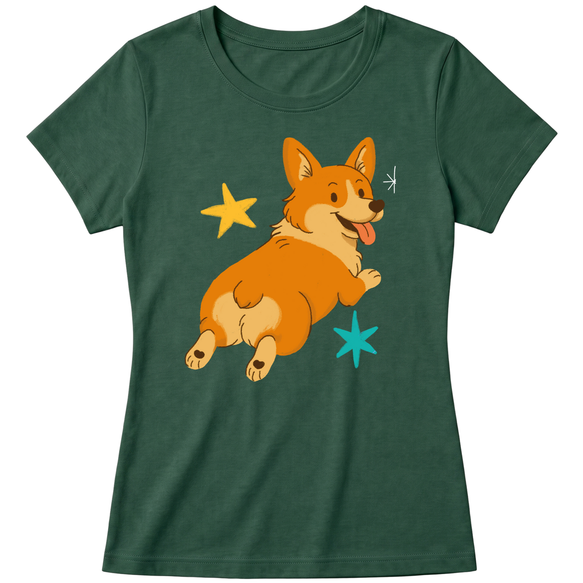 "Corgi" Blusa Baby Look
