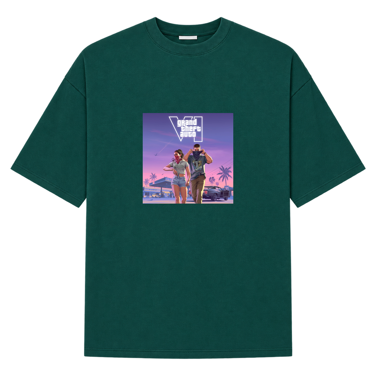 "VI.CE CITY THEMES" Camiseta Oversized Suedine 220g