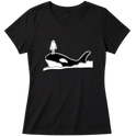 "Vamos para Baleia" Blusa Baby Look