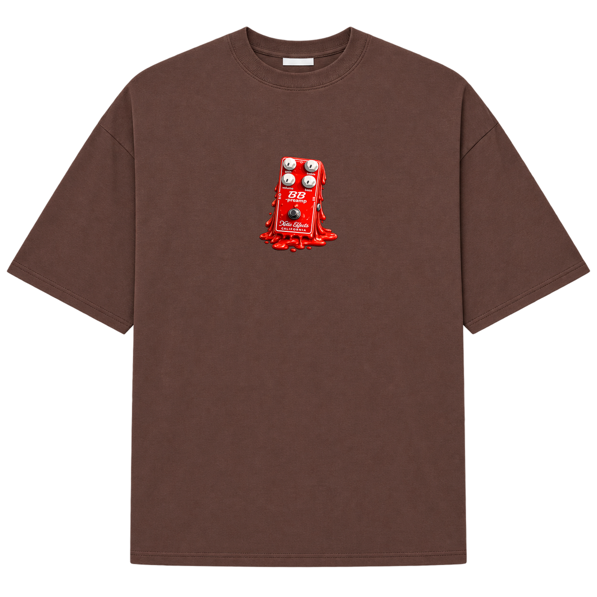 "PEDAL BB PREAMP MAGNUS VINICIUS" Camiseta Oversized Suedine 220g