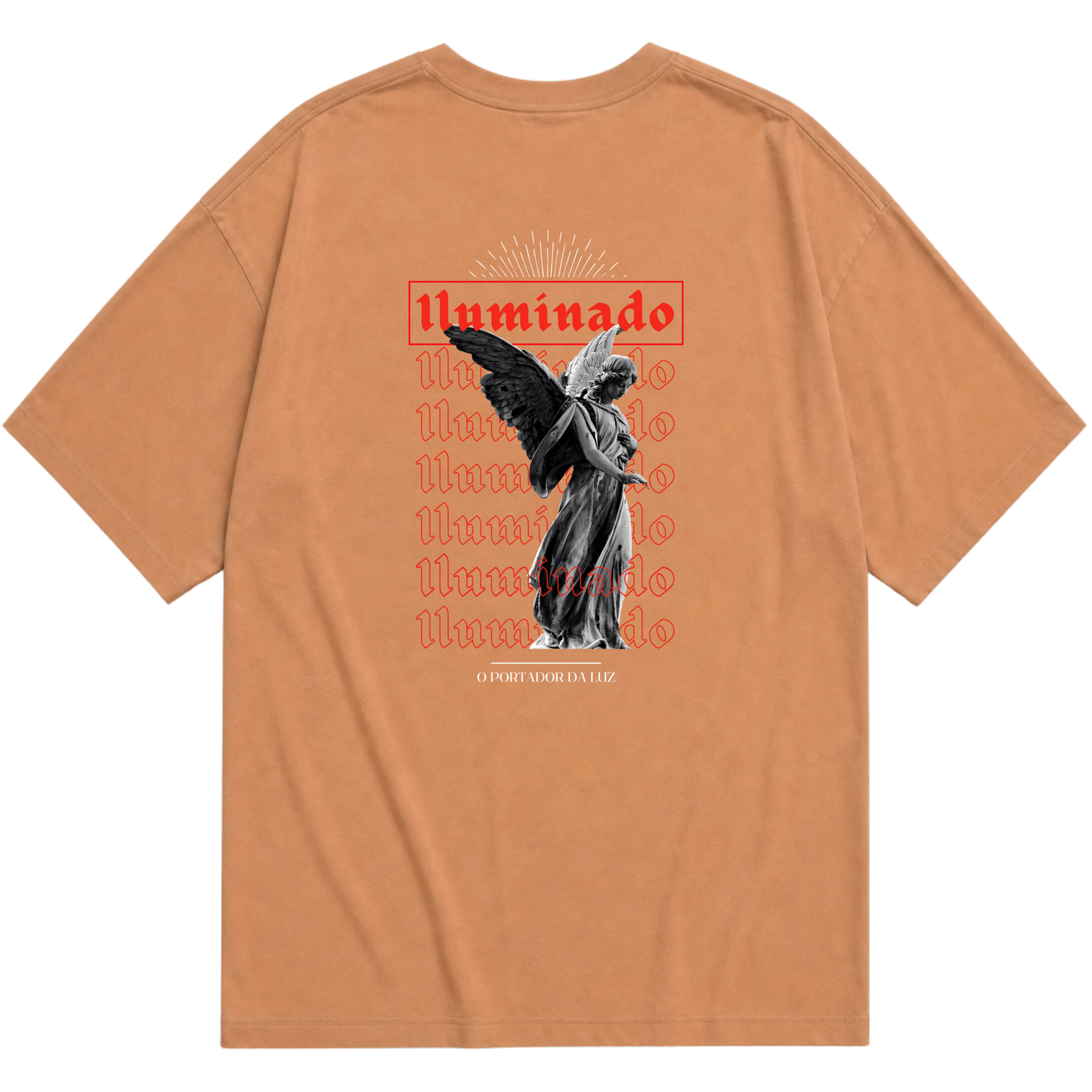 "Camiseta Oversized Iluminado" Camiseta Oversized Básica