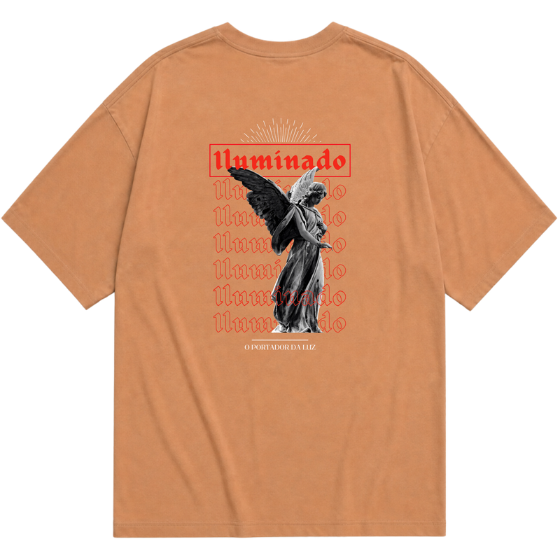 "Camiseta Oversized Iluminado" Camiseta Oversized Básica