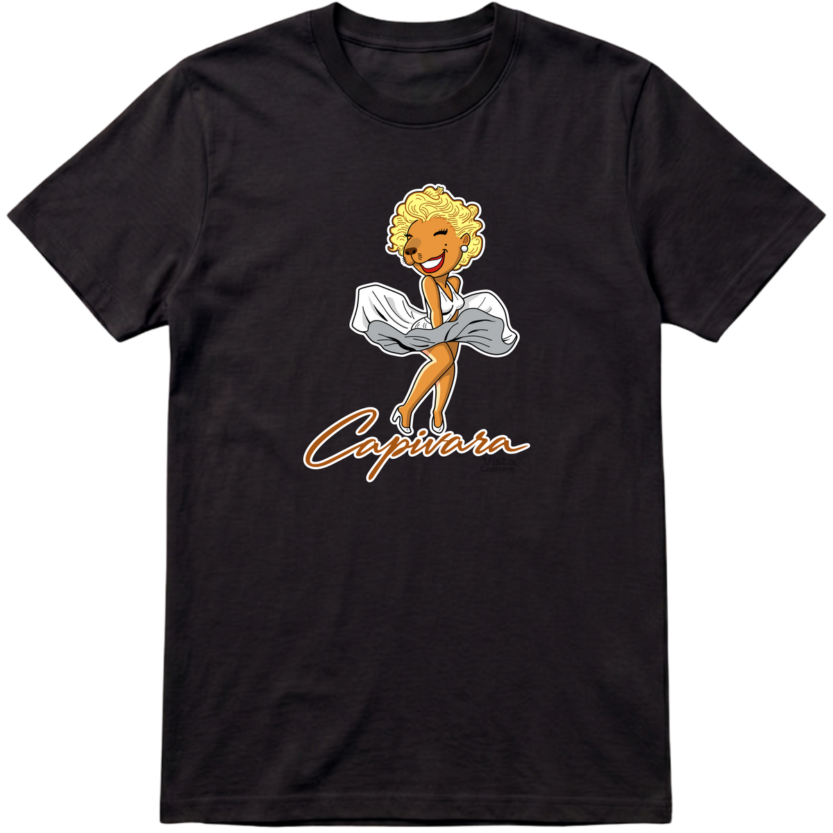 "Capivara Fatal DTG" Camiseta Premium Unissex