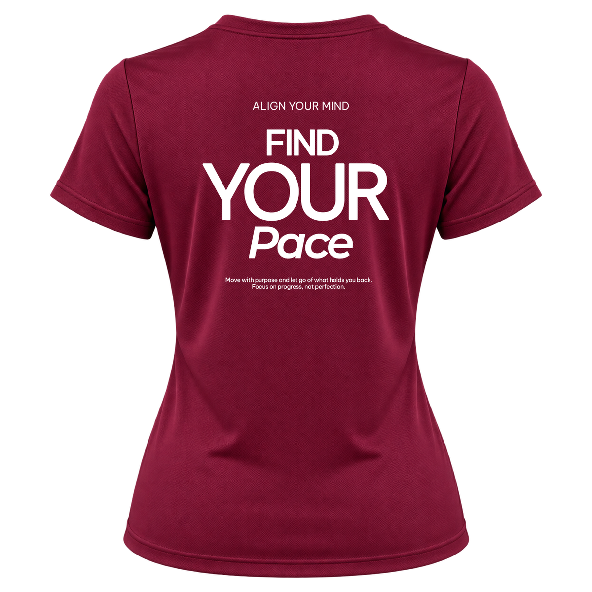 "Camiseta Find Your Pace Dryfit Feminina Basic" Camiseta Dryfit Feminina Basic