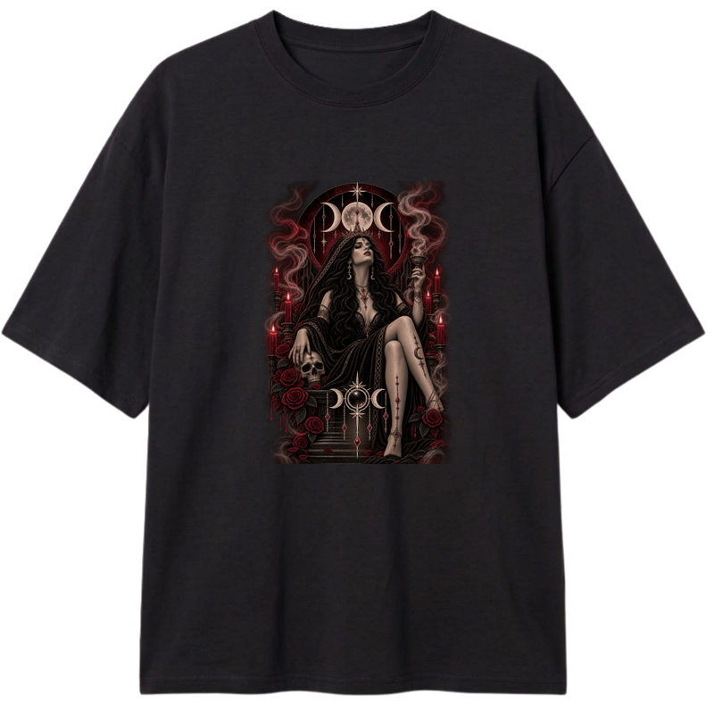 "Camiseta Oversized - Witch's Ritual" Camiseta Oversized Classic