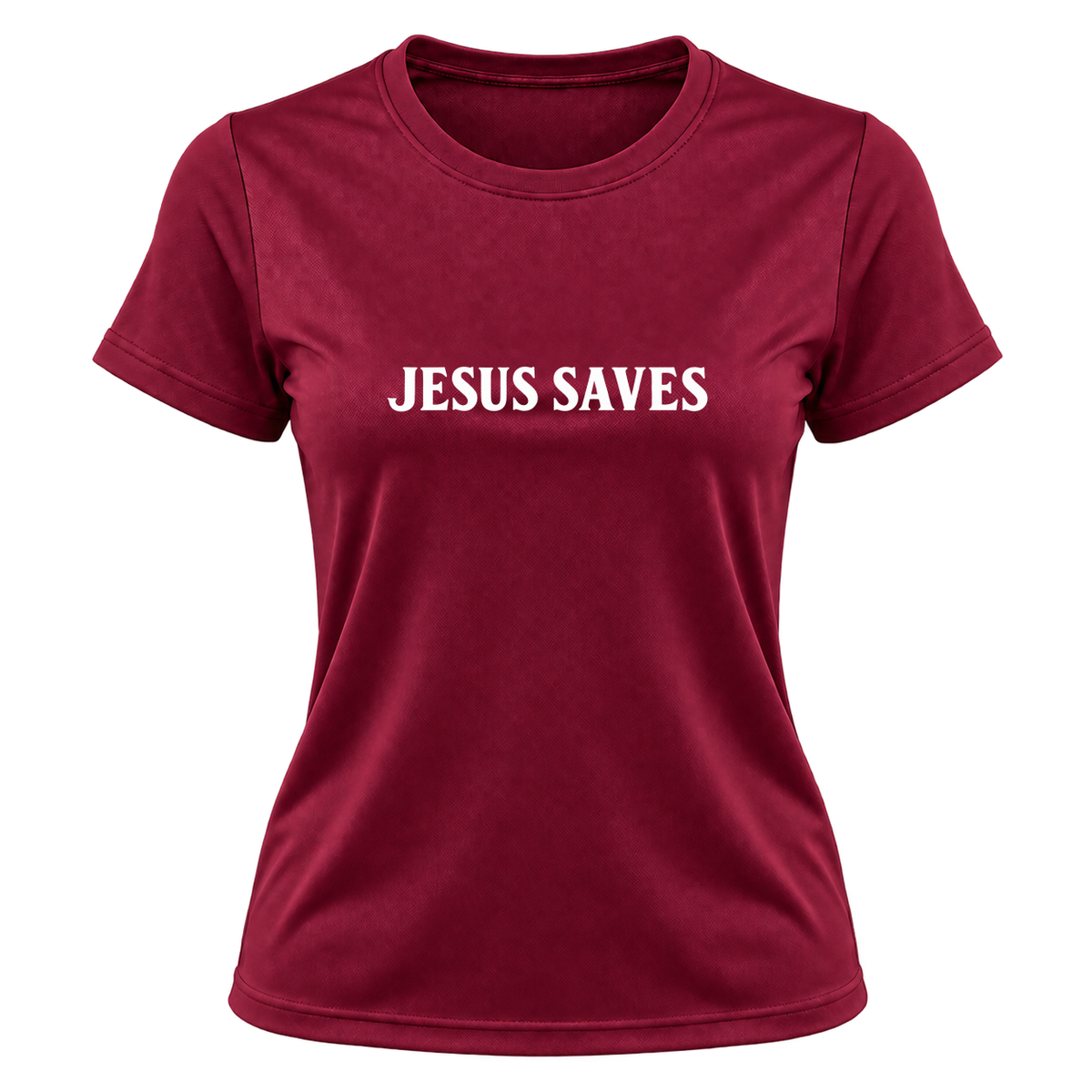 "Camiseta Dryfit Feminina Basic - Jesus Saves" Camiseta Dryfit Feminina Basic
