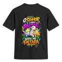 "Camiseta Oversized Cristã Salmo 23:1 | DÓKAH" Camiseta Regular Suedine