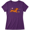 "Dachshund - salsicha" Blusa Baby Look