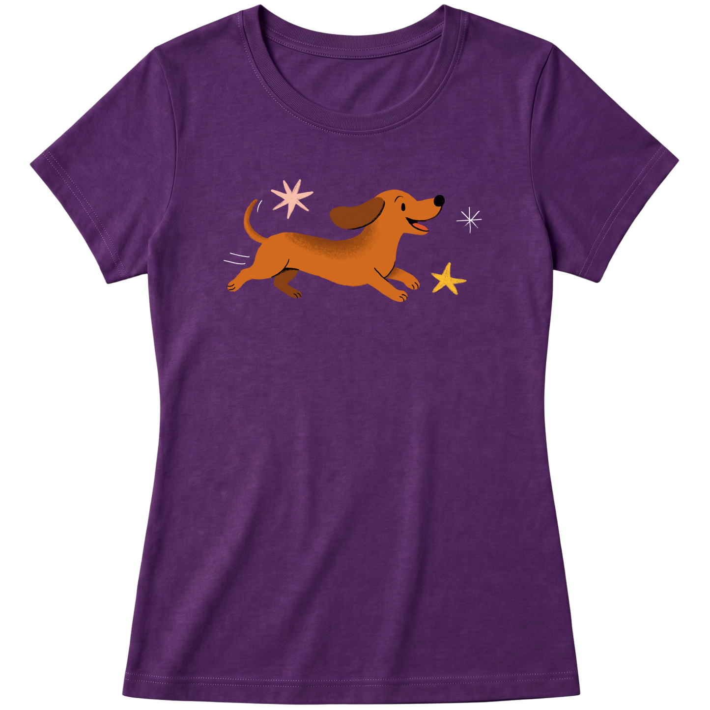 "Dachshund - salsicha" Blusa Baby Look