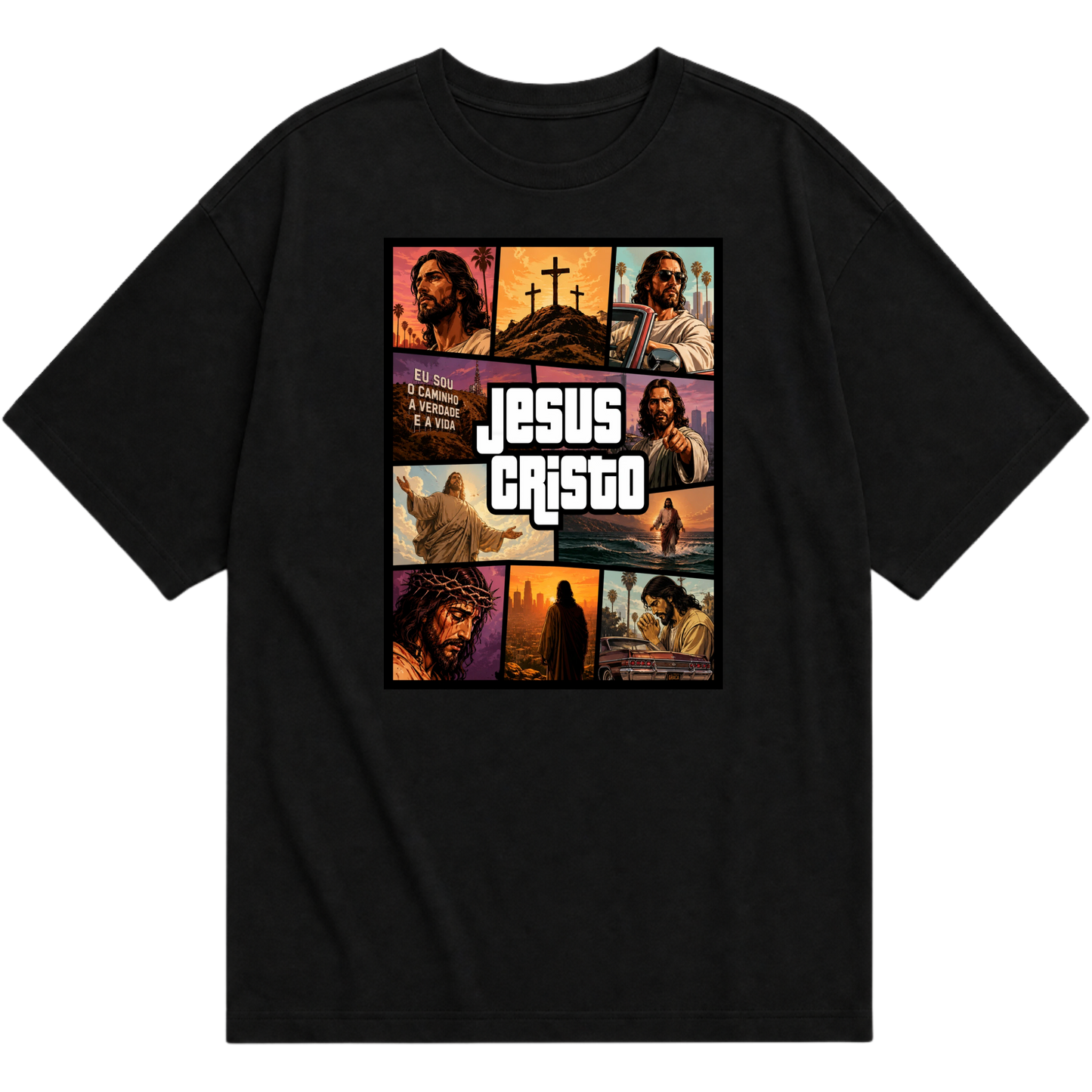 "Simplis Jesus Cristo" Camiseta Oversized Básica