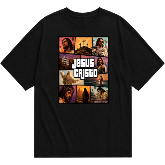 "Simplis Jesus Cristo" Camiseta Oversized Básica