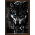 "Quadro Caixa - Instinto Selvagem (Execução)" Quadro caixa sem vidro acrílico