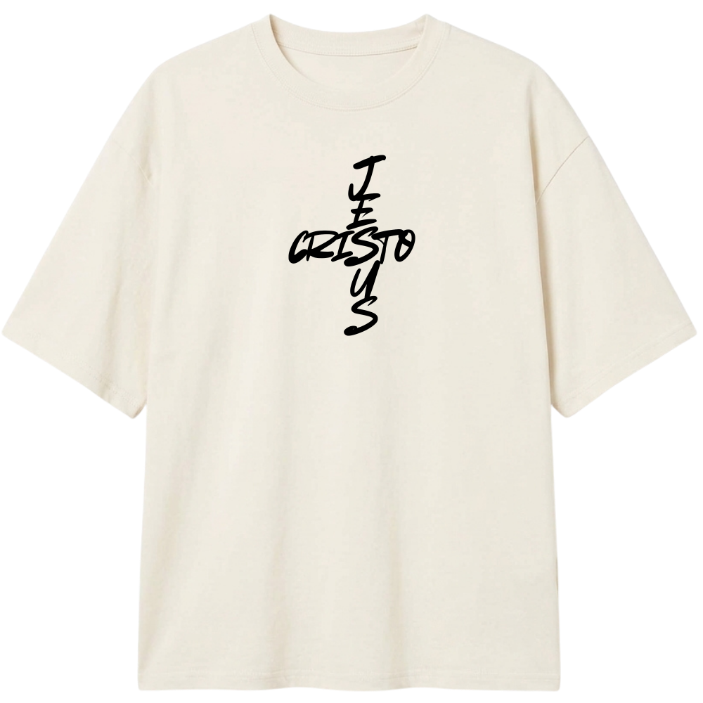 "CAMISA OVERSIZE JESUS CRISTO" Camiseta Oversized Classic