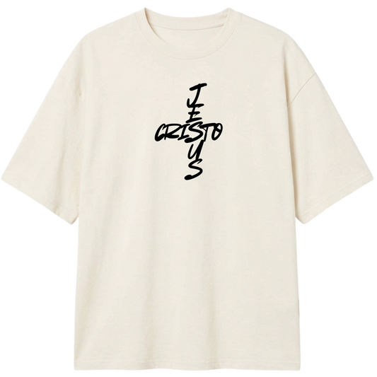 "CAMISA OVERSIZE JESUS CRISTO" Camiseta Oversized Classic